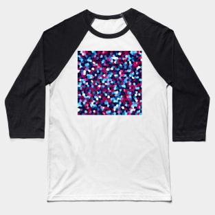 Geometric Pop Mosaic Baseball T-Shirt